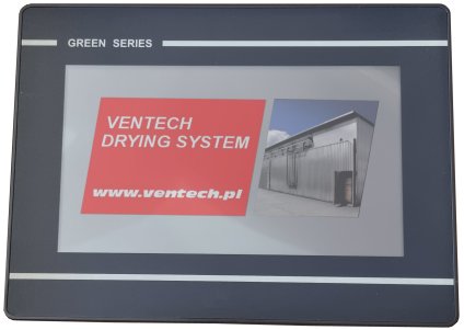 Panel sterownika suszarni VENTECH-VT200